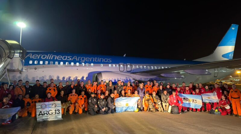 Argentina envió ayuda humanitaria a Venezuela tras el terremoto devastador
